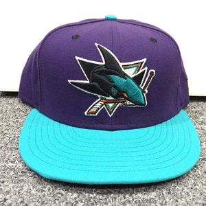 San Jose Sharks New Era fitted hat NWOT 7 1/2